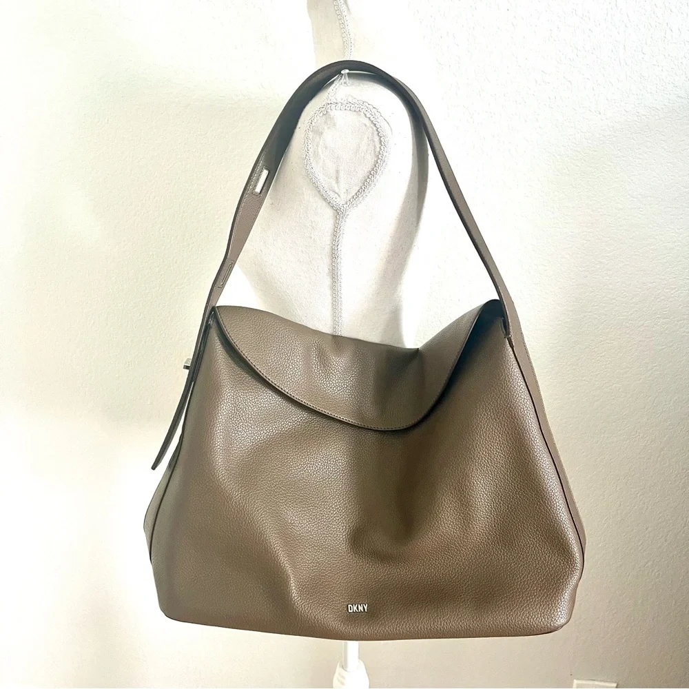 DKNY Taupe Shoulder Bag